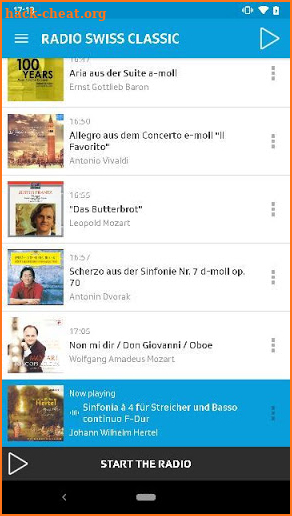 Radio Swiss Classic screenshot