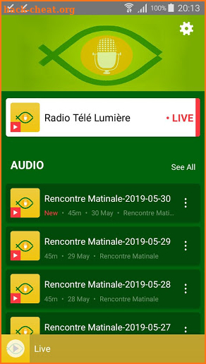 Radio Télé Lumière screenshot