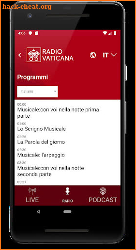 Radio Vaticana screenshot