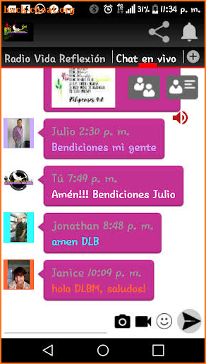 Radio Vida Reflexión screenshot