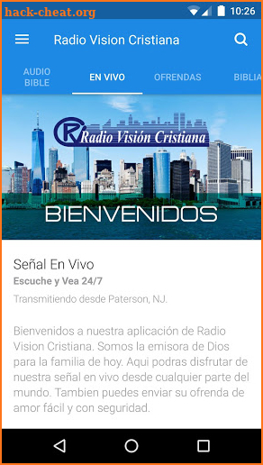 Radio Vision Cristiana screenshot
