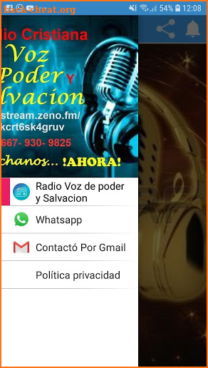 Radio voz de Poder y Salvación screenshot