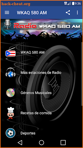 Radio WKAQ 580 AM Puerto Rico screenshot