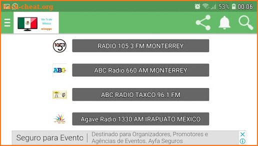 Radio  y Tv  Mexico screenshot