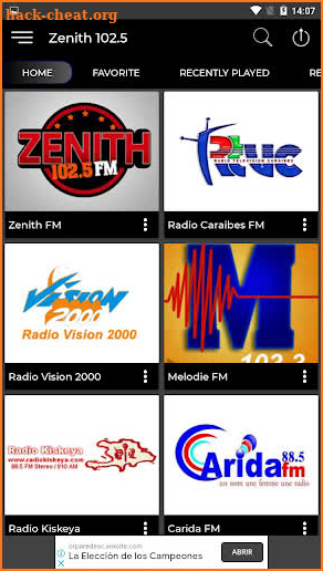 Radio Zenith 102.5 Haiti Radio Tele Zenith screenshot