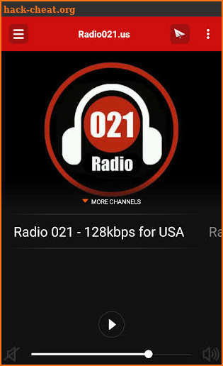 Radio021.us screenshot