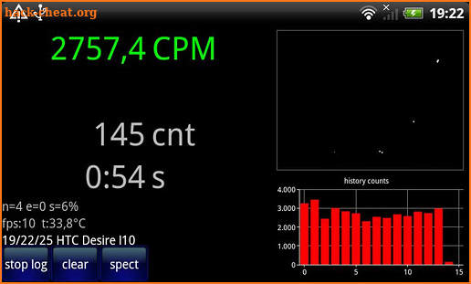 Radioactivity Counter Lite screenshot