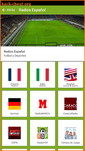 RadioGOL - Sports Radios and Football Results screenshot