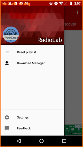RadioLab Pod screenshot