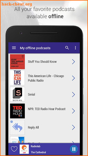 Radioline: live radio and podcast (fm-web-replay) screenshot