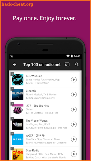 radio.net PRIME screenshot