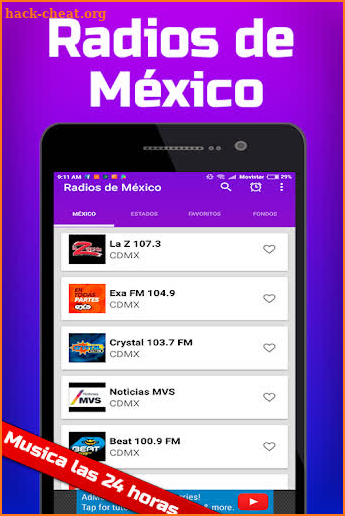 Radios de Mexico Gratis screenshot