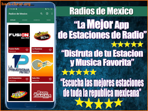 Radios de Mexico Gratis - Radios de todo Mexico screenshot