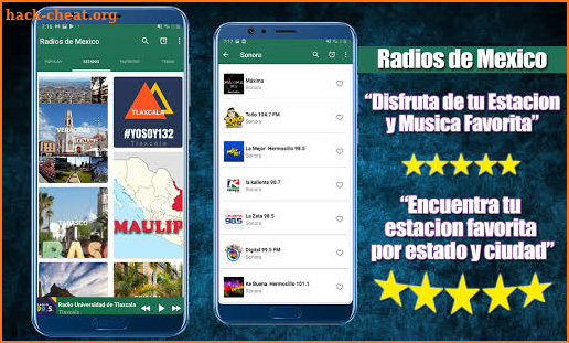Radios de Mexico Gratis - Radios de todo Mexico screenshot