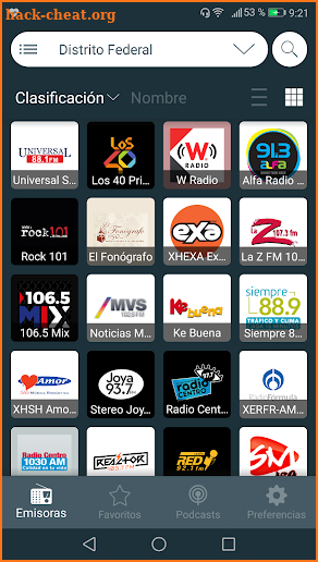 Radios de Mexico: Radio en vivo - Radio FM Gratis screenshot