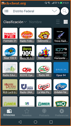 Radios de Mexico: Radio en vivo - Radio FM Gratis screenshot