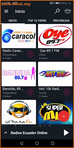 Radios Ecuador Online - Emisoras de Ecuador Gratis screenshot