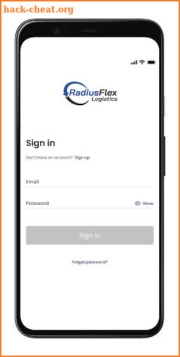Radius Flex Logistics screenshot
