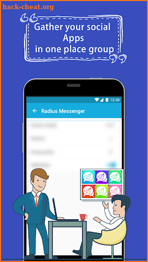 Radius Messenger screenshot