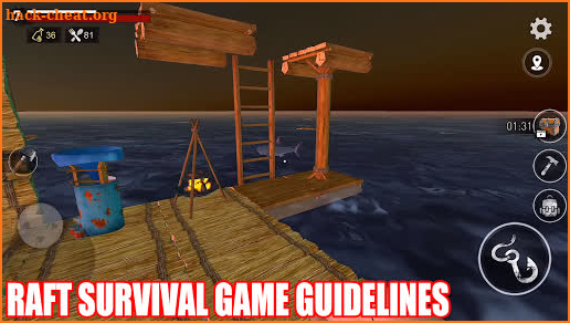 Raft Survival Game Guidelines screenshot