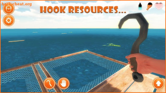 Raft Survival Simulator screenshot