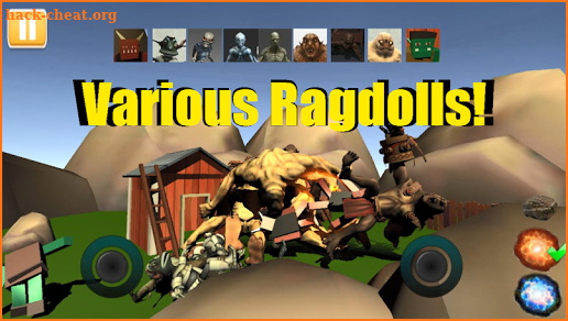 Ragdoll Monster Sandbox - ragdoll physics sandbox screenshot