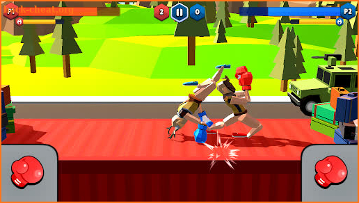 Ragdoll Wrestlers - 2 Player screenshot