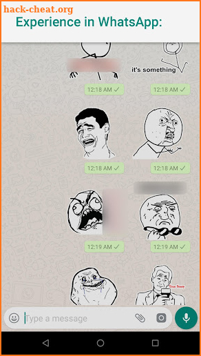 Rage Face stickers for WhatsApp screenshot