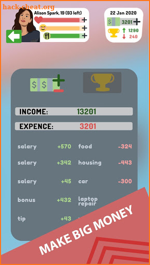 Rags to Riches Game screenshot
