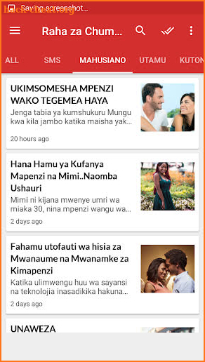 Raha Za Chumbani Na Ndoa ❤ screenshot