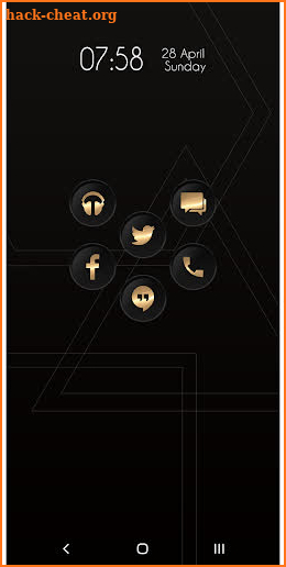 Raid Gold Black Icon Pack screenshot