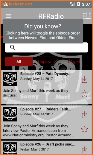 Raiders Fan Radio screenshot