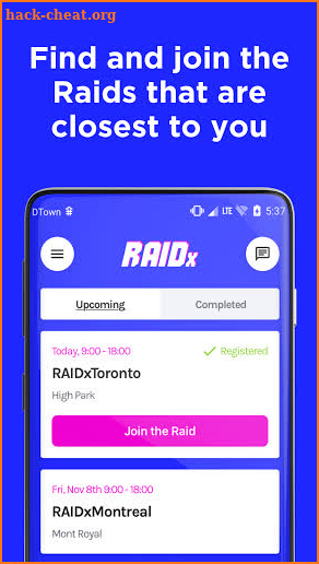 RAIDx screenshot