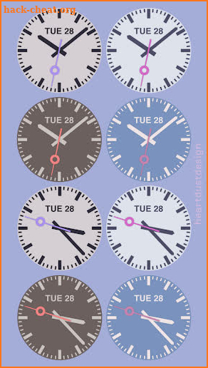 Railway Clock Watch Face screenshot