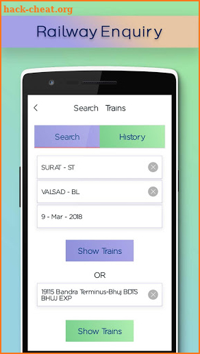 Railway Inquiry screenshot