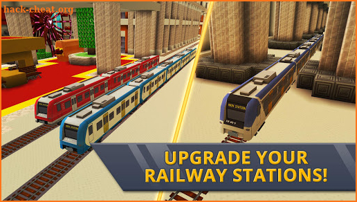 Railway Station Craft: Magic Tracks Game Training screenshot