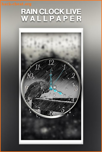 Rain Clock Live Wallpaper screenshot