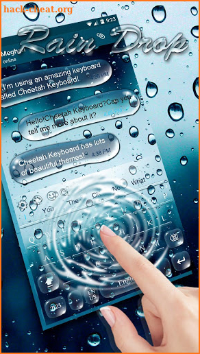 Rain Drop keyboard screenshot