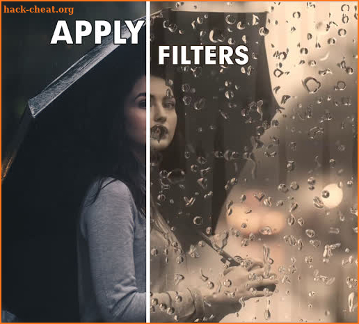 Rain Effect Video Maker and li screenshot