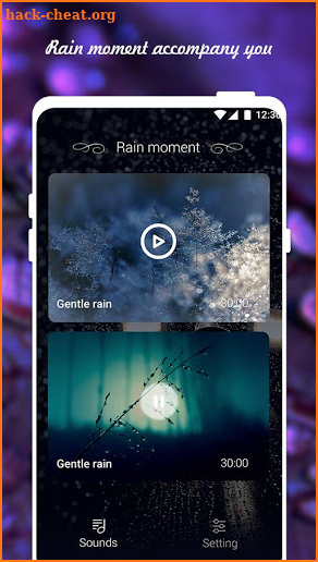 Rain moment - Relax & Accompany screenshot