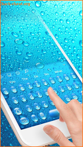 Rain On Glass Keyboard screenshot
