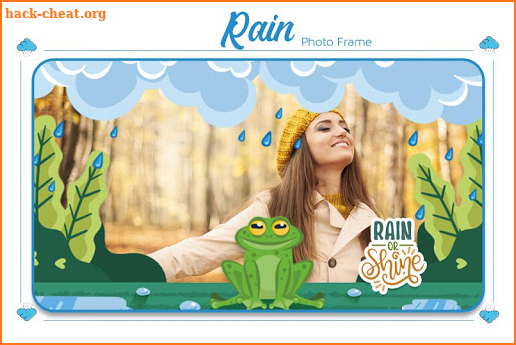 Rain Photo Frames screenshot