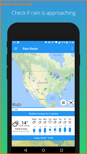 Rain Radar screenshot