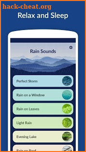 Rain Sounds - Sleep & Relax screenshot