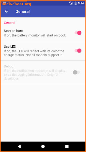 Rainbow Battery Bar screenshot