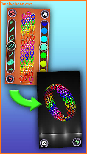 Rainbow Bracelet Designer screenshot