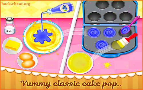 Rainbow Cake Pop Maker - Dessert Food Cooking Game screenshot