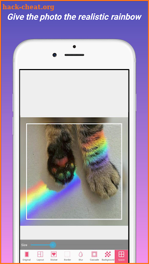 Rainbow Camera Filter screenshot