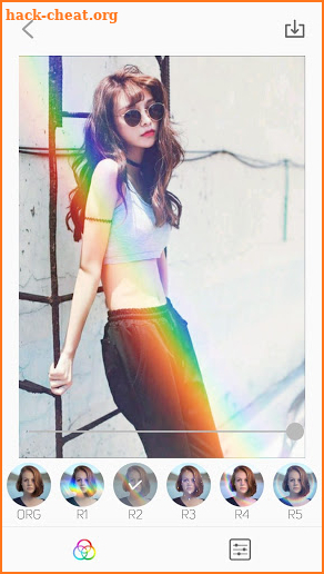 Rainbow Camera - Overlay Sticker screenshot
