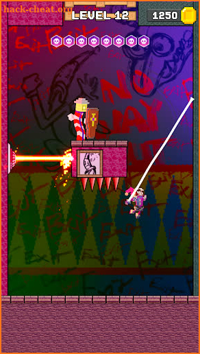 Rainbow Clown: Swing Monster screenshot